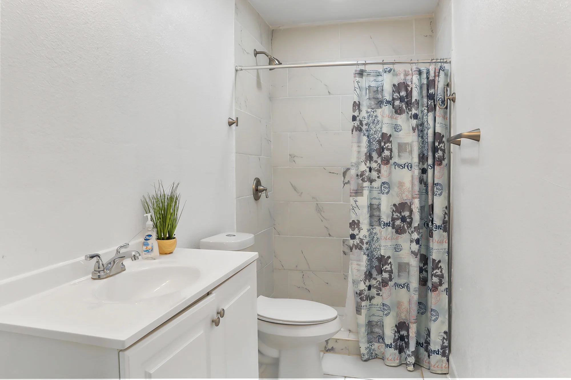 Remodeled shower facilities