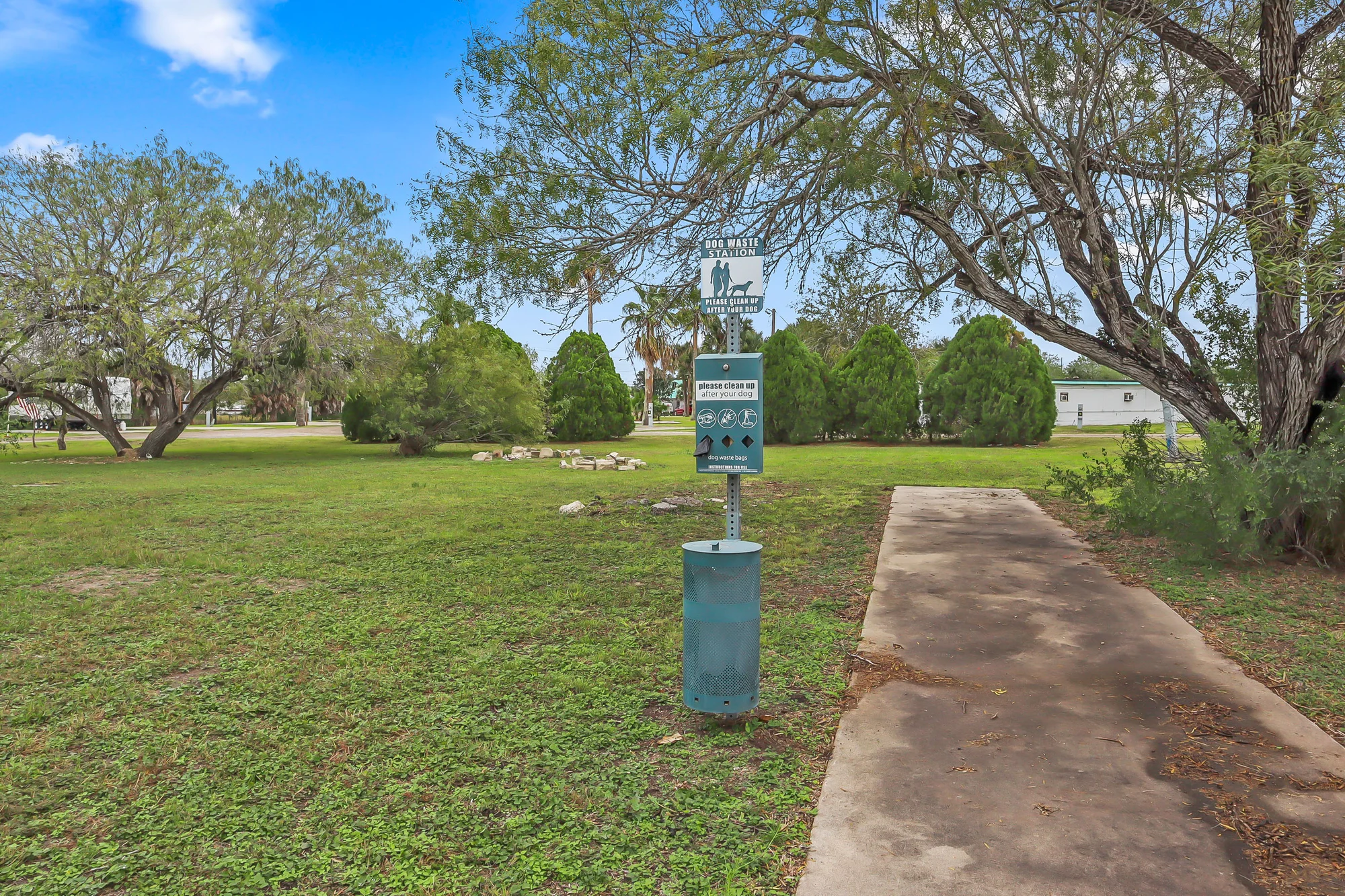 Overview of the RV park